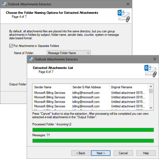 Attachments Extractor for Outlook