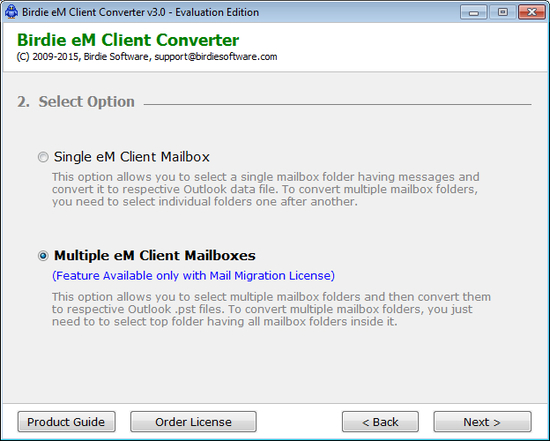 Convert eM Client to Outlook