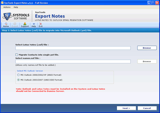 Convert Lotus Notes Mail to Outlook