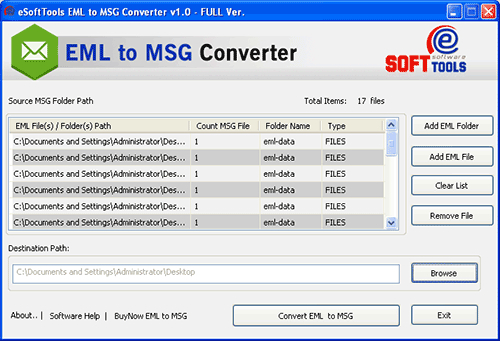 EML to MSG Converter Freeware