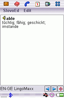 German-English Dictionary for UIQ