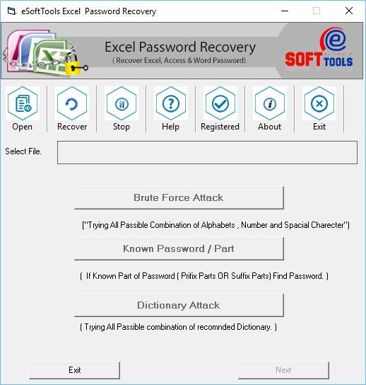 MS Excel Password Recovery Tool