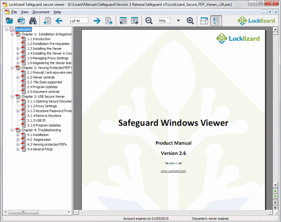 Safeguard Secure PDF File Viewer