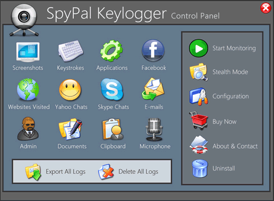 SpyPal Keylogger