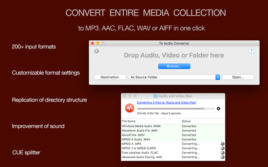 To Audio Converter Free for Mac