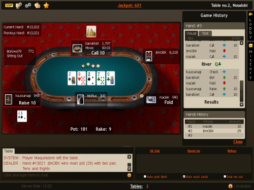 play poker online for free