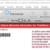 Code 39 Filemaker Barcode Generator