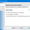 Duplicate Outlook Items Report