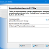 Export Outlook Items to PST File