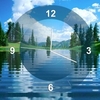 Lake Clock Screensaver