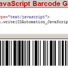 Linear JavaScript Barcode Generator
