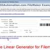Native Linear Generator for Filemaker