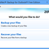 zebNet Backup for Outlook Free Edition