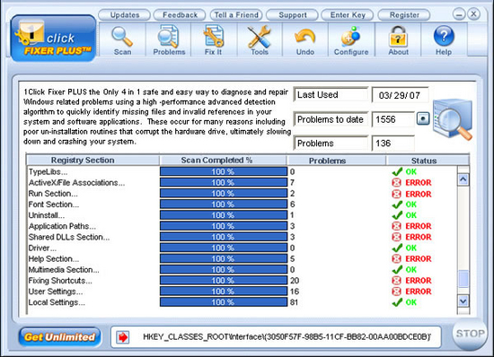 1 Click Fixer PLUS 2007