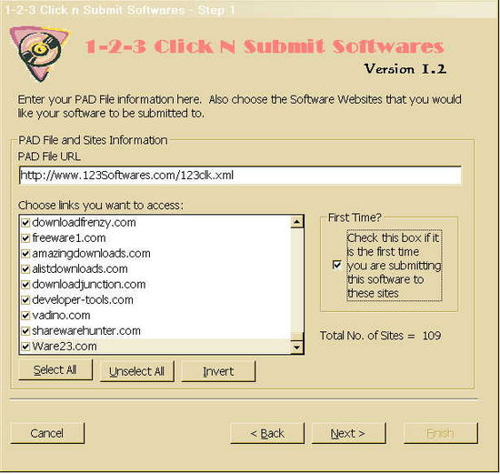 123 Click n Submit Softwares