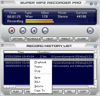 1St Super Mp3 Recorder Pro