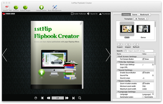 1stFlip Flipbook Creator for Mac