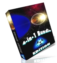 3D Space Screensavers 4-in-1 Bundle