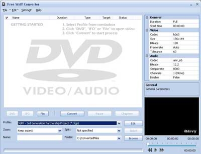 4Musics Free WMV Converter