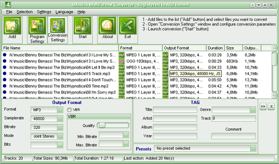 4Musics Multiformat Converter