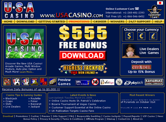 !!! $555 USA CASINO 2006