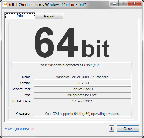 64bit Checker