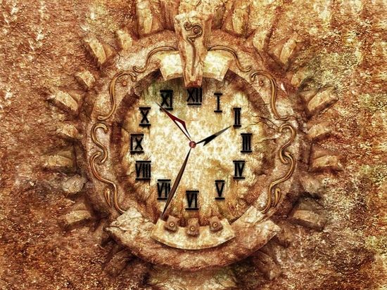 7art Antic Clock screensaver