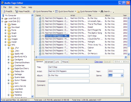 ABF Audio Tags Editor