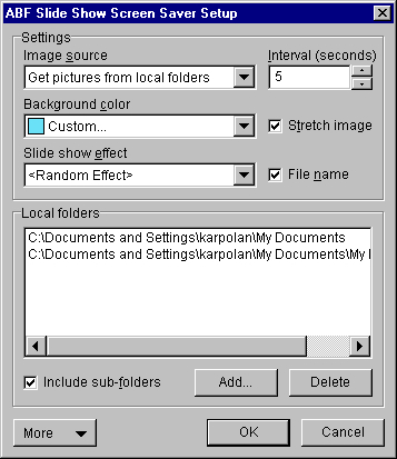 ABF Slide Show Screen Saver