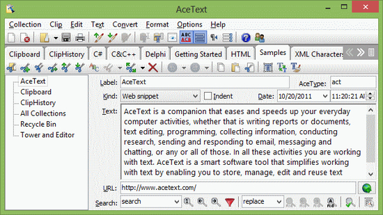 AceText