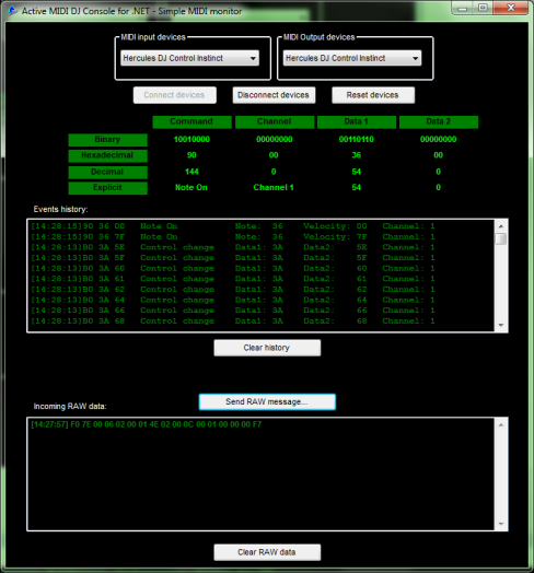 Active MIDI DJ Console for .NET