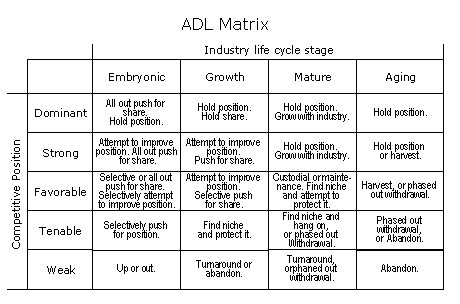 ADL Matrix (MBA)
