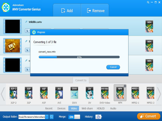 Adoreshare M4V Converter Genius for Mac