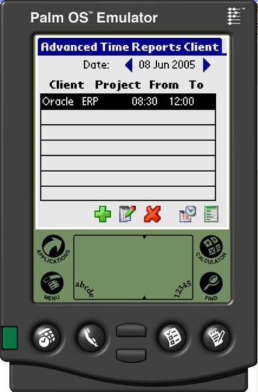 Advanced Time Reports Palm