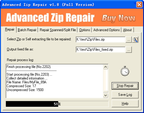 Advanced Zip Repair