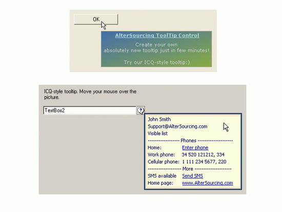 AlterSourcing ToolTip Control