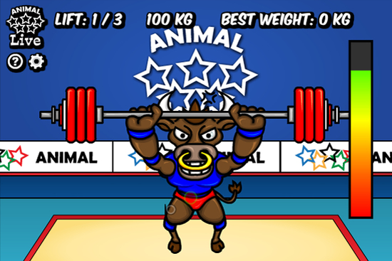 Animal Olympics - Weight Lifting