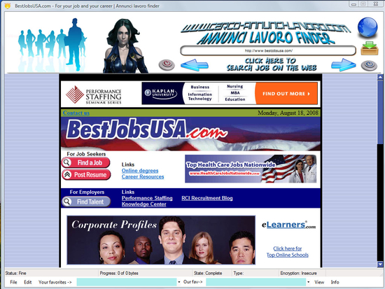 Annunci lavoro Finder