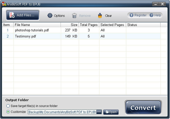 AnyBizSoft PDF to EPUB Converter