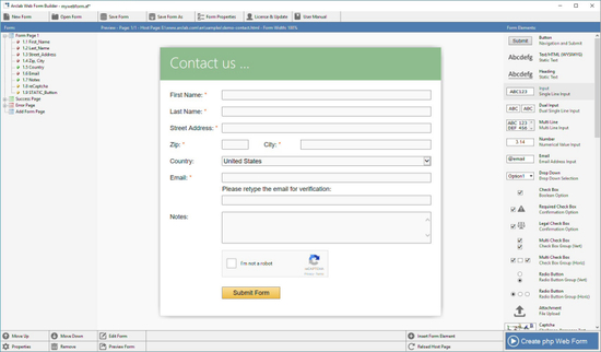 Arclab Web Form Builder