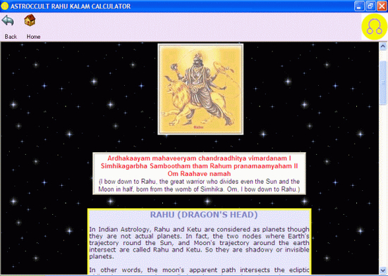 Astroccult Rahu Kalam Calculator