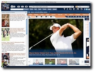 Auburn Tigers Firefox Theme