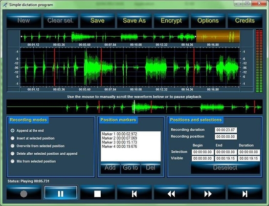 Audio Sound Recorder for .NET