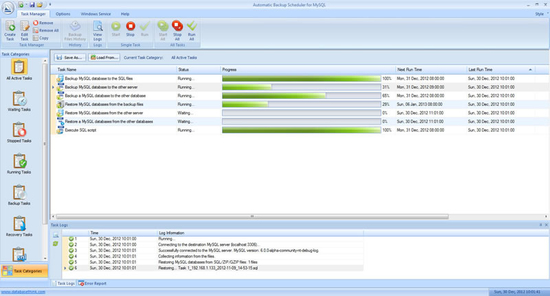 Automatic Backup Scheduler for MySQL