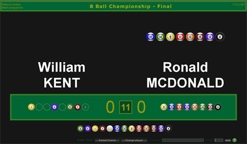 BallStream Pool Scoreboard