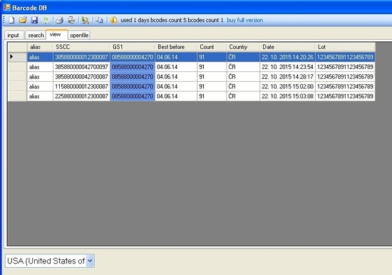 Barcode DB