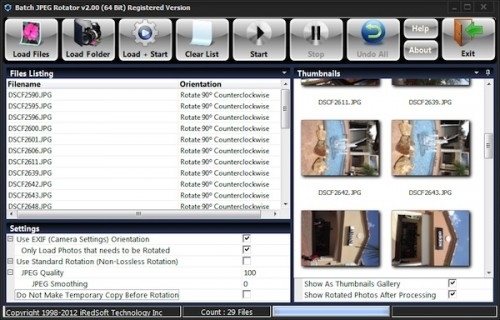 Batch JPEG Rotator