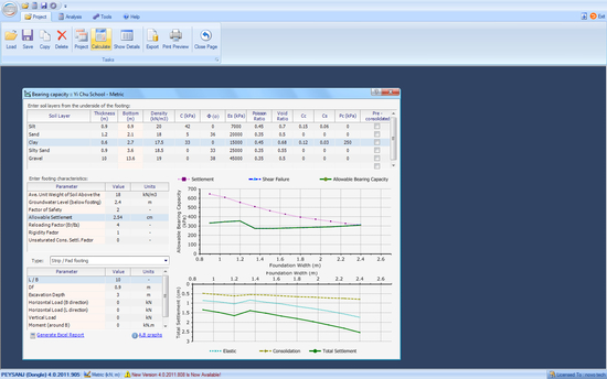 Bearing Capacity Software - PEYSANJ