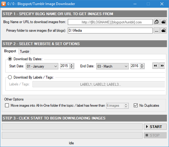 Blogspot Image Downloader