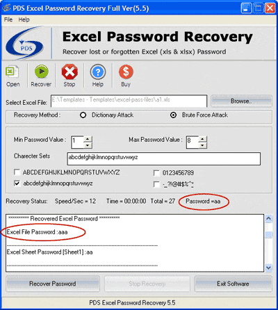 Break Excel File Password